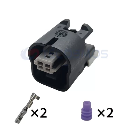 Waterproof Copper Contact Wire Harness Camshaft Intake and Exhaust Plug with Nylon/ABS Housing for Car 2-Pin Female... - image 4